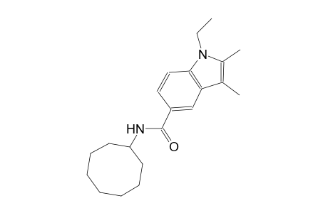 N-cyclooctyl-1-ethyl-2,3-dimethyl-1H-indole-5-carboxamide