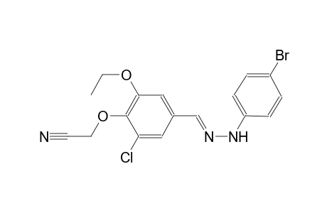 (4-{(E)-[(4-bromophenyl)hydrazono]methyl}-2-chloro-6-ethoxyphenoxy)acetonitrile