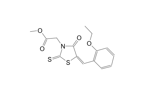 3-thiazolidineacetic acid, 5-[(2-ethoxyphenyl)methylene]-4-oxo-2-thioxo-, methyl ester, (5E)-