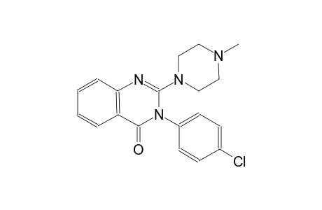 3-(4-chlorophenyl)-2-(4-methyl-1-piperazinyl)-4(3H)-quinazolinone