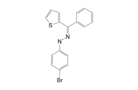 N-(4-Bromo-phenyl)-N'-(phenyl-thiophen-2-yl-methylene)-hydrazine