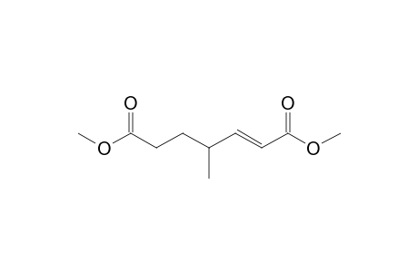 Dimethyl 4-methylhept-2-enedioate