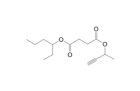 Succinic acid, but-3-yn-2-yl 3-hexyl ester