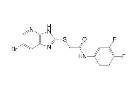 2-[(6-bromo-3H-imidazo[4,5-b]pyridin-2-yl)sulfanyl]-N-(3,4-difluorophenyl)acetamide