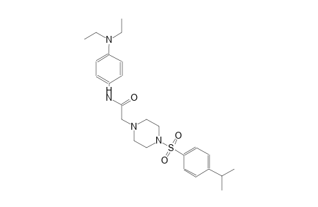 1-piperazineacetamide, N-[4-(diethylamino)phenyl]-4-[[4-(1-methylethyl)phenyl]sulfonyl]-