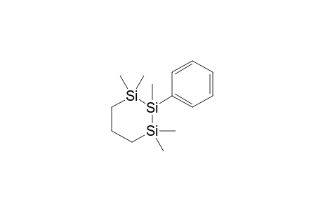 1,1,2,3,3-Pentamethyl-2-phenyl-1,2,3-trisilacyclohexane