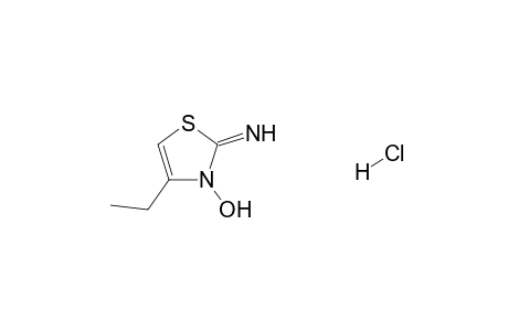 2(3H)-Thiazolimine, 4-ethyl-3-hydroxy-, monohydrochloride