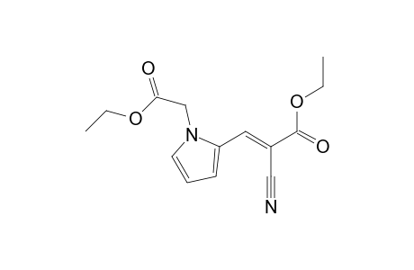 1H-Pyrrole-1-acetic acid, 2-(2-cyano-3-ethoxy-3-oxo-1-propenyl)-, ethyl ester