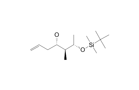 (4R,5R,6S)-6-(tert.-Butyldimethylsiloxy)-5-methyl-1-hepten-4-ol