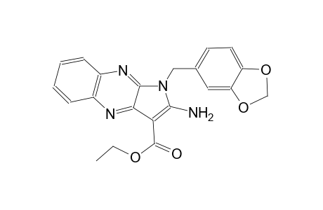 ethyl 2-amino-1-(1,3-benzodioxol-5-ylmethyl)-1H-pyrrolo[2,3-b]quinoxaline-3-carboxylate