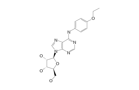 6-(PARA-ETHOXYPHENYLAMINO)-9-(BETA-D-RIBOFURANOSYL)-PURINE