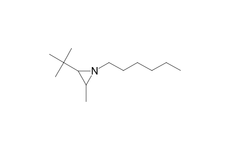 Aziridine, 2-(1,1-dimethylethyl)-1-hexyl-3-methyl-, trans-