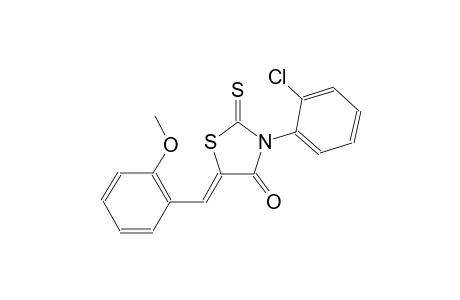 (5Z)-3-(2-chlorophenyl)-5-(2-methoxybenzylidene)-2-thioxo-1,3-thiazolidin-4-one