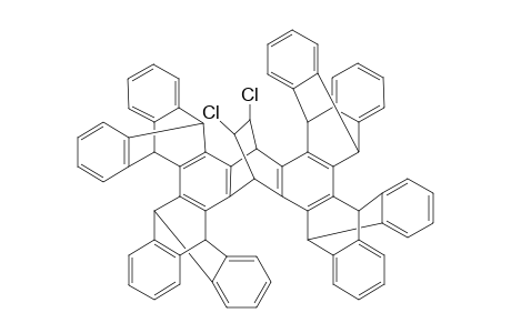 1,2:3,4:5,6:7,8-Tetrakis(1,4-o-benzenotetrahydronaphthaleno)-9,10-(1,2-dichloroethano)dihydroanthracene