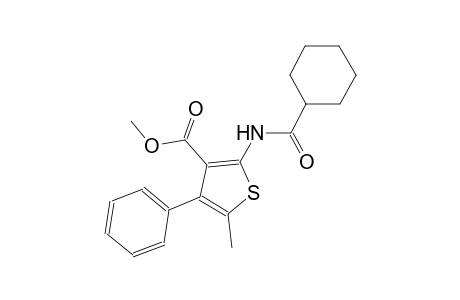 methyl 2-[(cyclohexylcarbonyl)amino]-5-methyl-4-phenyl-3-thiophenecarboxylate
