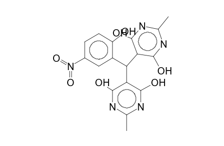 5,5'-(5-Nitrosalicylidene)bis(4,6-dihydroxy-2-methylpyrimidine)