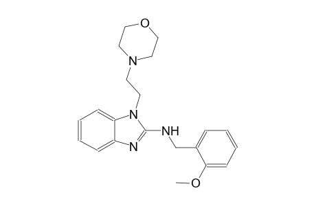 N-(2-methoxybenzyl)-1-[2-(4-morpholinyl)ethyl]-1H-benzimidazol-2-amine