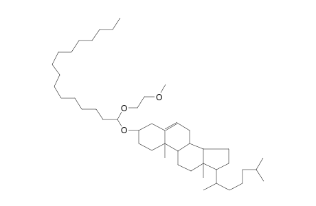 PALMICALDEHYDE, O-(2-METHOXYETHYL)-O-CHOLESTERYL-3 ACETAL