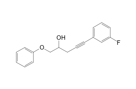 5-(3'-Fluorophenyl)-1-phenoxypent-4-yn-2-ol