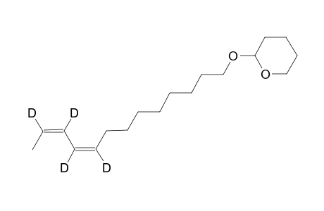 (9Z,11Z)-[9,10,11,12-2H4]-1-(Tetrahydropyran-2'-yloxy)trideca-9,11-diene