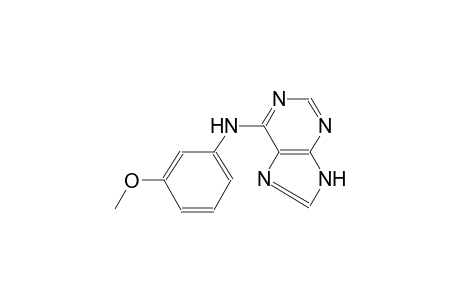 N-(3-methoxyphenyl)-9H-purin-6-amine