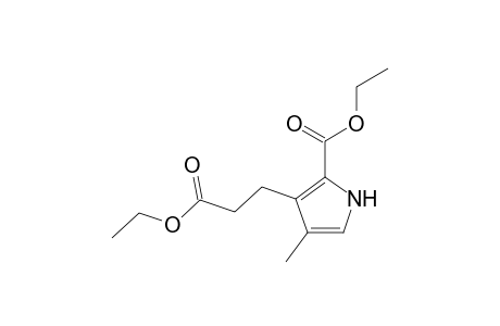 3-(2-Ethoxycarbonyl-ethyl)-4-methyl-1H-pyrrole-2-carboxylic acid, ethyl ester