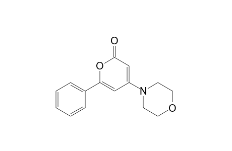 4-Morpholino-6-phenyl-2H-pyran-2-one
