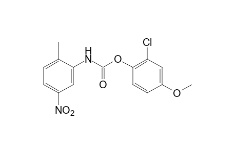 2-methyl-5-nitrocarbanilic acid, 2-chloro-4-methoxyphenyl ester