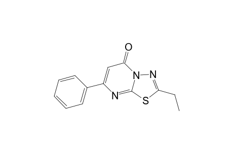5H-1,3,4-Thiadiazolo[3,2-a]pyrimidin-5-one, 2-ethyl-7-phenyl-