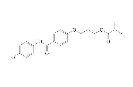 Benzoic acid, 4-[3-[(2-methyl-1-oxo-2-propenyl)oxy]propoxy]-, 4-methoxyphenyl ester