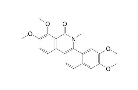 7,8-Dimethoxy-3-(4,5-dimethoxy-2-vinylphenyl)-2-methylisoquinolin-1(2H)-one