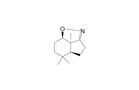 (4aSR,7RS,7aSR)-4,4,7a-Trimethylperhydroindene[1,7-cd]isoxazoline