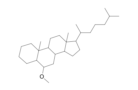 Cholestane, 6-methoxy-, (6.beta.)-