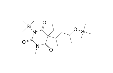 2,4,6(1H,3H,5H)-Pyrimidinetrione, 5-ethyl-1-methyl-5-[1-methyl-3-[(trimethylsilyl)oxy]butyl]-3-(trimethylsilyl)-