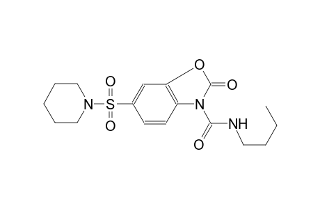 3(2H)-benzoxazolecarboxamide, N-butyl-2-oxo-6-(1-piperidinylsulfonyl)-