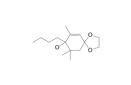 8-butyl-7,7,9-trimethyl-1,4-dioxaspiro[4.5]dec-9-en-8-ol
