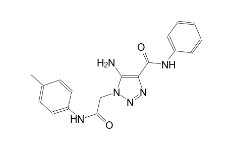 5-amino-1-[2-oxo-2-(4-toluidino)ethyl]-N-phenyl-1H-1,2,3-triazole-4-carboxamide