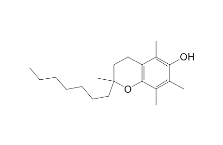 2-Heptyl-2,5,7,8-tetramethyl-3,4-dihydro-2H-1-benzopyran-6-ol