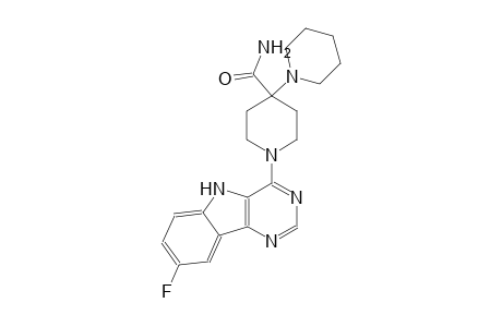 1'-(8-fluoro-5H-pyrimido[5,4-b]indol-4-yl)-[1,4'-bipiperidine]-4'-carboxamide