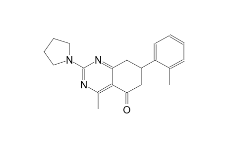 5(6H)-quinazolinone, 7,8-dihydro-4-methyl-7-(2-methylphenyl)-2-(1-pyrrolidinyl)-