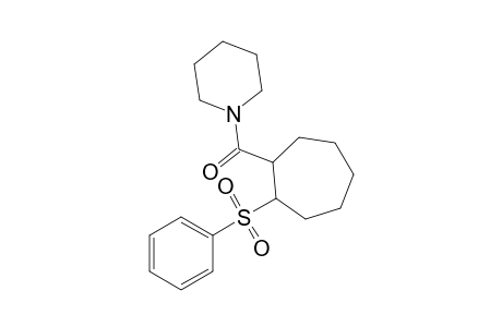 N-2-(phenylsulfonyl)cycloheptylcarbonylpiperidine