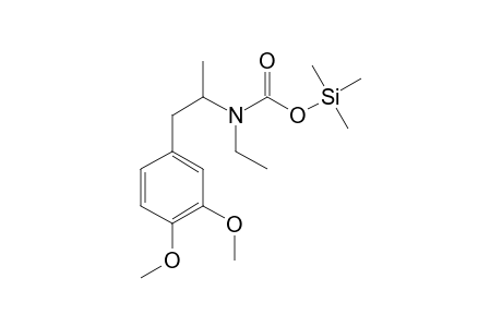 N-Ethyl-3,4-dimethoxy-amphetamin CO2 TMS
