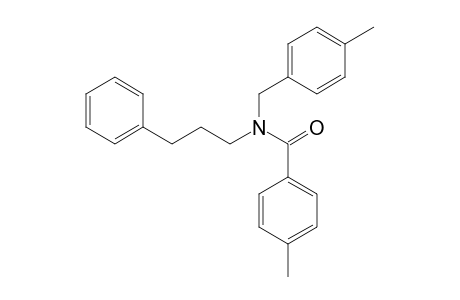 N-(4-Methylbenzyl)-4-methyl-N-(3-phenylpropyl)benzamide