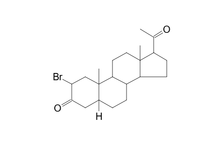 2-Bromo-allopregnane-3,20-dione