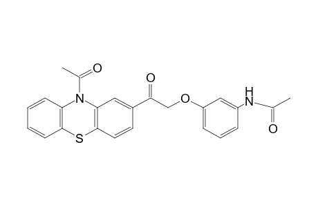 3'-[2-(10-ACETYLPHENOTHIAZIN-2-YL)-2-OXOETHOXY]ACETANILIDE
