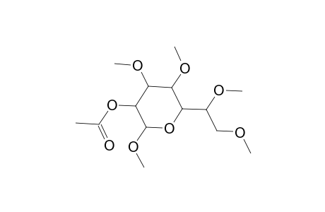 Methyl 2-O-acetyl-3,4,6,7-tetra-O-methylheptopyranoside