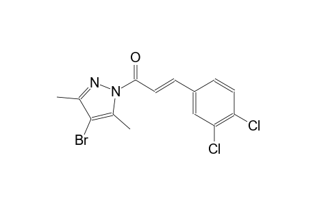 4-bromo-1-[(2E)-3-(3,4-dichlorophenyl)-2-propenoyl]-3,5-dimethyl-1H-pyrazole