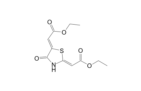 (2E,5Z)/(2Z,5Z)-Ethyl (5-Ethoxycarbonylmethylidene-4-oxothiazolidin-2-ylidene)ethanoate