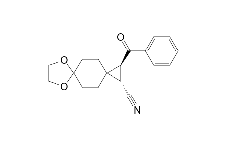 trans-2-Benzoyl-7,10-dioxadispiro[2.2.4.2]dodecane-1-carbonitrile