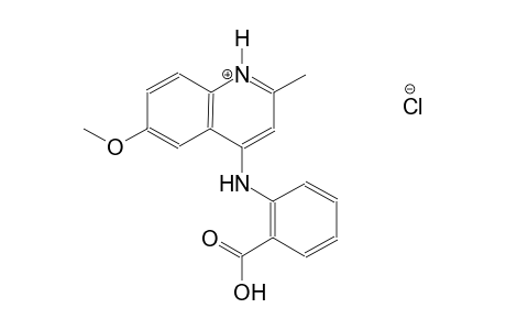 4-(2-carboxyanilino)-6-methoxy-2-methylquinolinium chloride